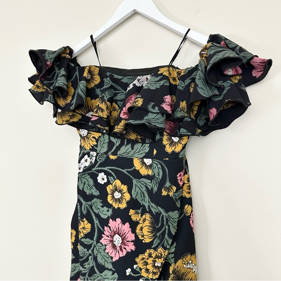 C/Meo Immerse Midi Dress in black floral - Picture 7 of 16
